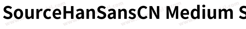 SourceHanSansCN Medium SourceHanSan字体转换